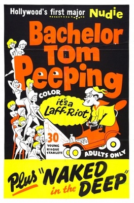 Bachelor Tom Peeping movie poster (1962) poster with hanger