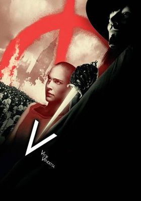 V For Vendetta movie poster (2005) poster with hanger