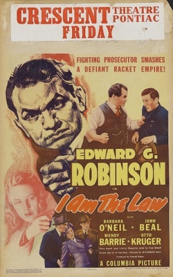 I Am the Law movie poster (1938) t-shirt