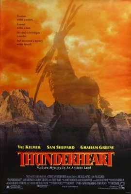Thunderheart movie poster (1992) t-shirt