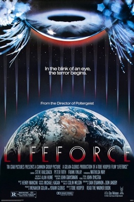 Lifeforce movie poster (1985) poster with hanger