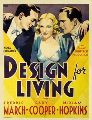 Design for Living movie poster (1933) mug