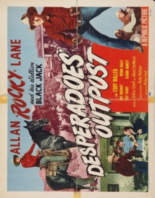 Desperadoes' Outpost movie poster (1952) pillow
