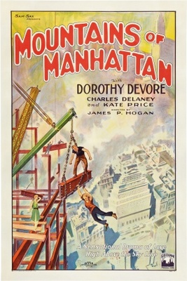 Mountains of Manhattan movie poster (1927) metal framed poster