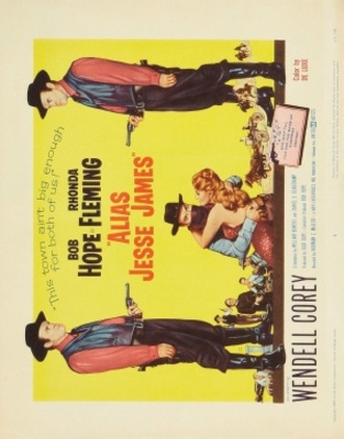Alias Jesse James movie poster (1959) wood print