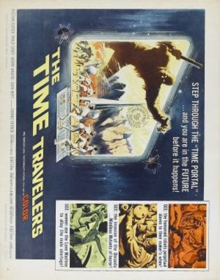 The Time Travelers movie poster (1964) canvas poster