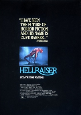 Hellraiser movie poster (1987) wooden framed poster