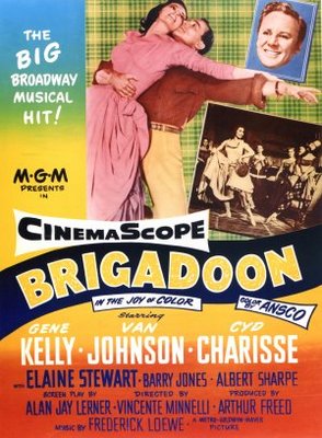 Brigadoon movie poster (1954) poster with hanger