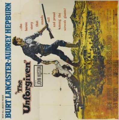 The Unforgiven movie poster (1960) Stickers MOV_9e7e0349