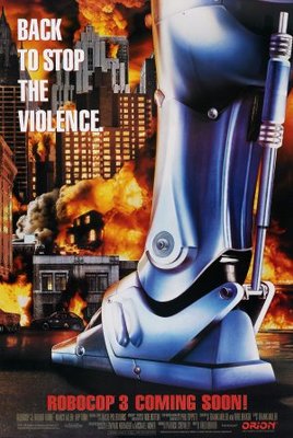 RoboCop 3 movie poster (1993) Stickers MOV_9e95bc89