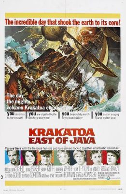 Krakatoa, East of Java movie poster (1969) wooden framed poster