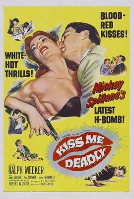 Kiss Me Deadly movie poster (1955) metal framed poster