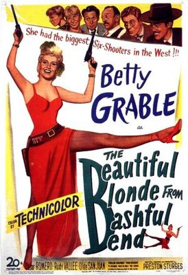 The Beautiful Blonde from Bashful Bend movie poster (1949) mug