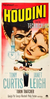 Houdini movie poster (1953) wooden framed poster