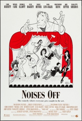 Noises Off... movie poster (1992) wood print