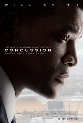 Concussion movie poster (2015) metal framed poster