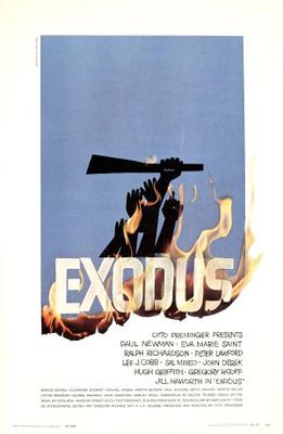 Exodus movie poster (1960) t-shirt
