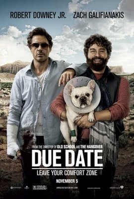 Due Date movie poster (2010) t-shirt