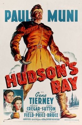 Hudson's Bay movie poster (1941) t-shirt