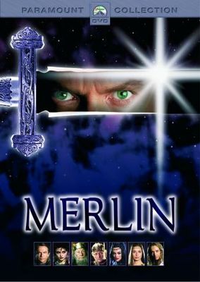 Merlin movie poster (1998) metal framed poster