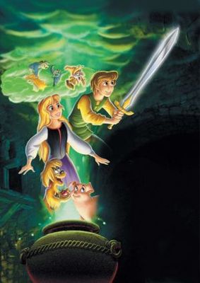 The Black Cauldron movie poster (1985) poster with hanger