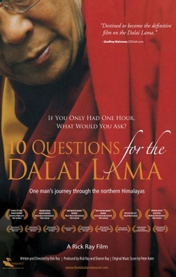 10 Questions for the Dalai Lama movie poster (2006) metal framed poster