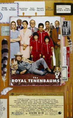 The Royal Tenenbaums movie poster (2001) wood print