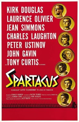 Spartacus movie poster (1960) pillow