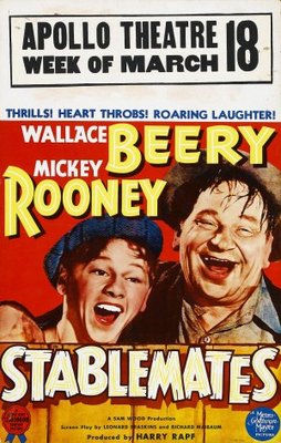 Stablemates movie poster (1938) wood print