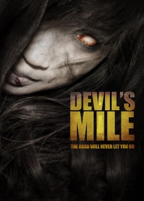 The Devil's Mile movie poster (2012) wood print