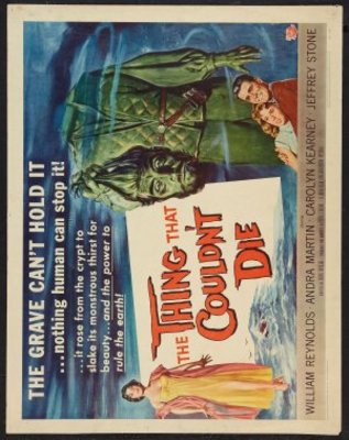 The Thing That Couldn't Die movie poster (1958) poster with hanger