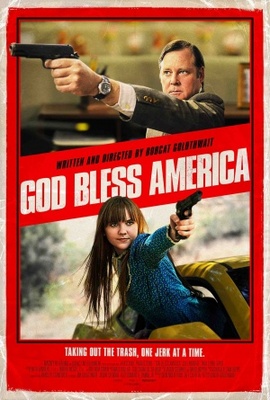 God Bless America movie poster (2011) pillow