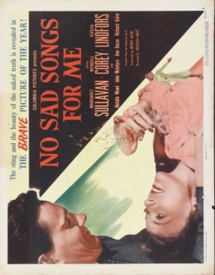 No Sad Songs for Me movie poster (1950) pillow