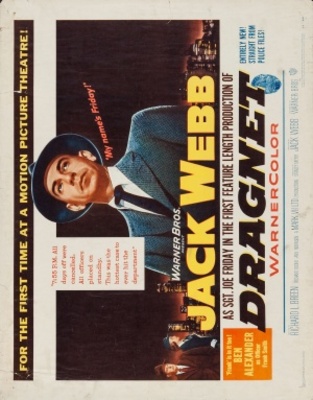 Dragnet movie poster (1954) tote bag