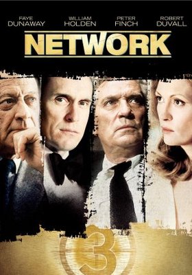 Network movie poster (1976) pillow