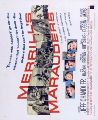 Merrill's Marauders movie poster (1962) poster