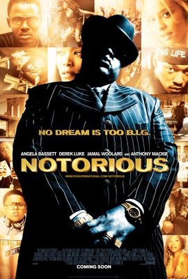 Notorious movie poster (2009) poster with hanger