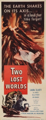 Two Lost Worlds movie poster (1951) mouse pad
