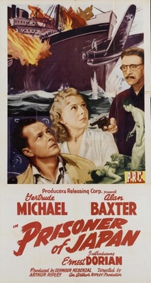 Prisoner of Japan movie poster (1942) metal framed poster
