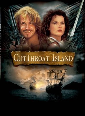 Cutthroat Island movie poster (1995) poster with hanger