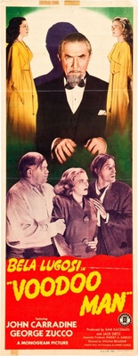 Voodoo Man movie poster (1944) t-shirt