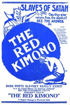 The Red Kimona movie poster (1925) wooden framed poster