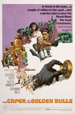 The Caper of the Golden Bulls movie poster (1967) wooden framed poster