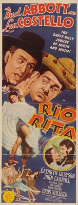 Rio Rita movie poster (1942) wood print