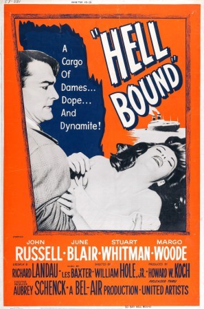 Hell Bound  movie poster (1957 ) Stickers MOV_9fwiw3mv