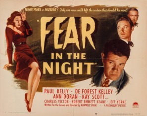 Fear in the Night movie poster (1947) poster with hanger