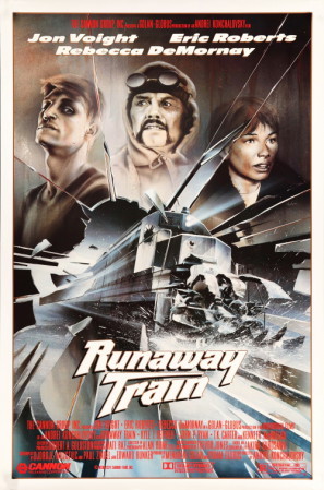 Runaway Train movie poster (1985) wooden framed poster