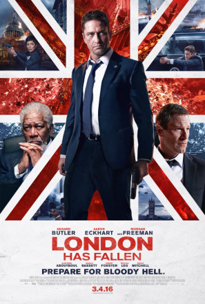 London Has Fallen movie poster (2016) poster with hanger