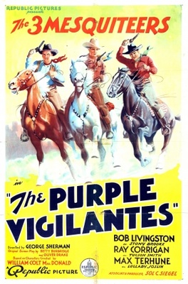 The Purple Vigilantes movie poster (1938) wooden framed poster