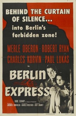Berlin Express movie poster (1948) poster with hanger